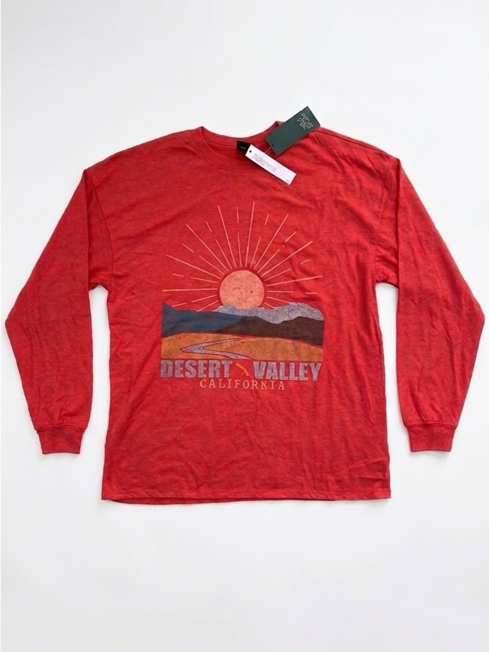 Wild Fable Desert Valley California Long sleeve Graphic T-shirt Size XL UNISEX